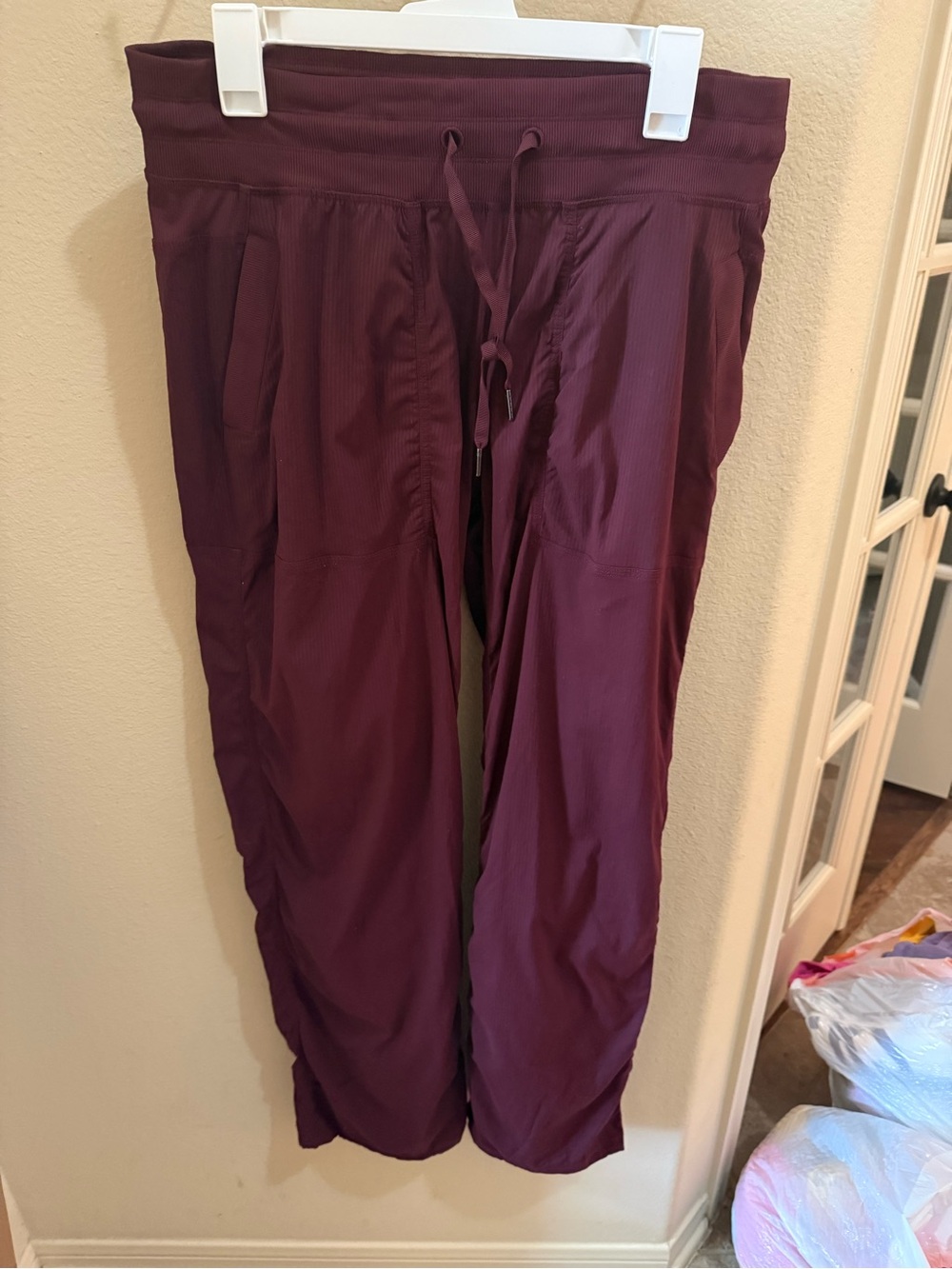 Wine-Colored Dancer Pants- Lululemon